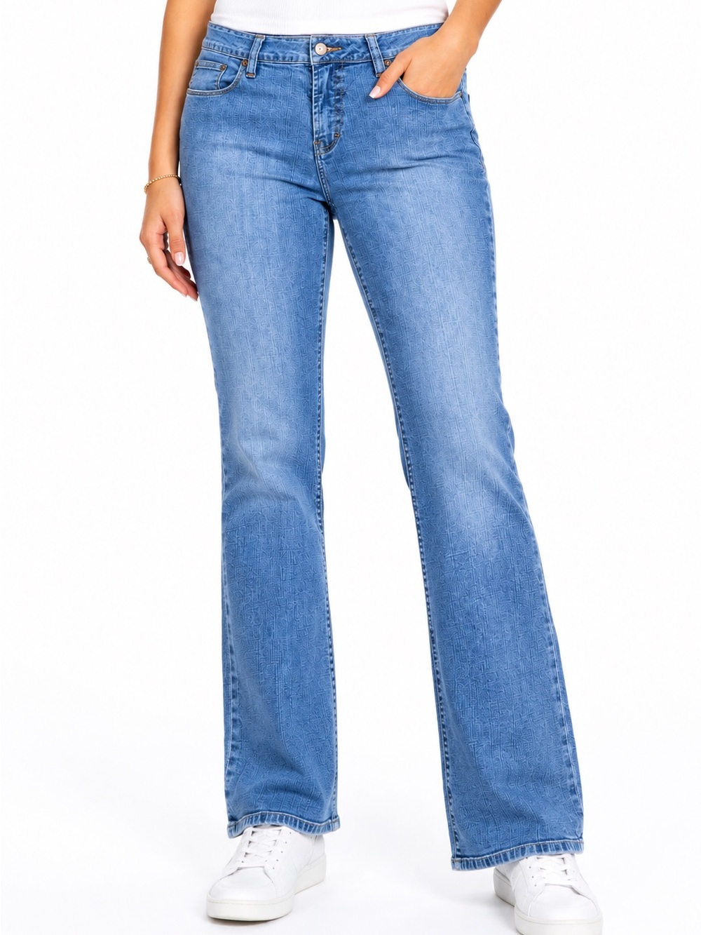 Christopher Blue Women’s Light Wash Bootcut Stretch Jeans Denim Size 12